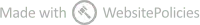 Made with WebsitePolicies cookie policy generator