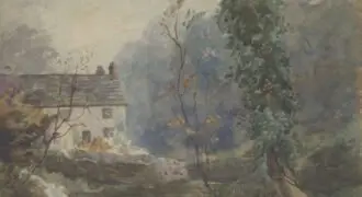 Corn Mill and River Rivelin, Ben Baines 1924