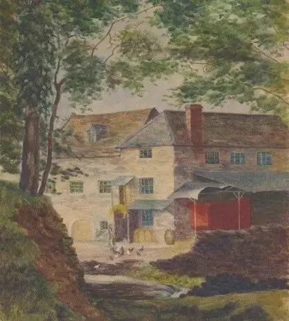 Rivelin corn mill yard by Ben Baines