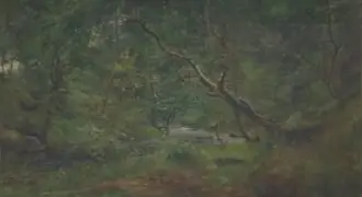 Stream-side path, by Robert Scott-Temple