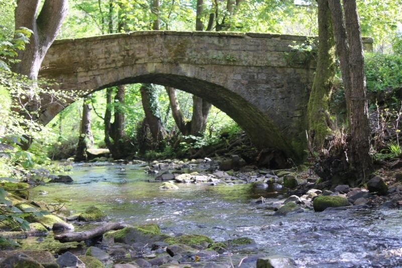 Image for the Tweet beginning: Roscoe bridge in the spring