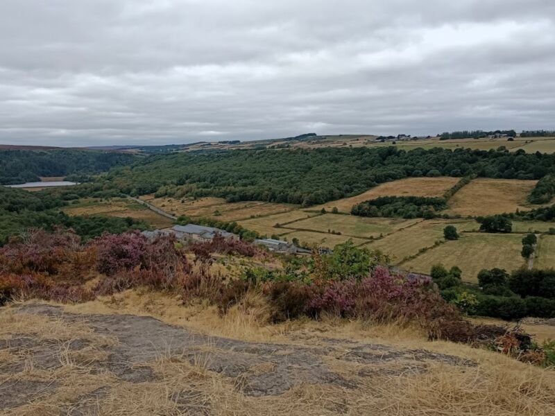 Image for the Tweet beginning: View of Rivelin dams from